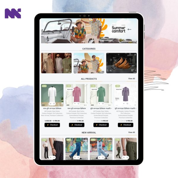 Mirfare E-commerce Website Template